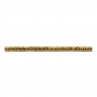 金色黑膽石串珠 切角圓形 直徑2毫米 孔徑0.8毫米 長度39-40厘米/條