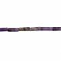 紫晶串珠 圓柱 尺寸4x13毫米 孔徑0.8毫米 長度39-40厘米/條