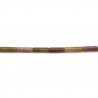 印度瑪瑙串珠 圓柱 尺寸4x13毫米 孔徑1毫米 長度39-40厘米/條