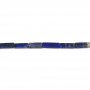 Lapis Lazuli Retângulo 4x13mm Furo1mm 39-40cm/Fio