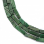 Jade africano Retângulo Tamanho4x13mm Furo1mm 39-40cm/Fio