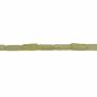 Jade Nephrite Rectangle 4x13mm Trou0.8mm 39-40cm/Strand