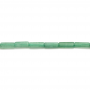綠東陵串珠 長方體 尺寸4x13毫米 孔徑1毫米 長度39-40厘米/條