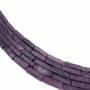 紫晶串珠 長方體 尺寸4x13毫米 孔徑0.8毫米 長度39-40厘米/條