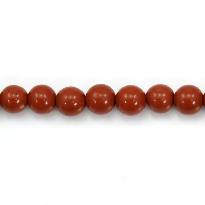 4 mm perline di diaspro rosso perline di pietra naturale filo 15 ~ 16 "foro 0,8 millimetri 96 perline / filo