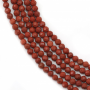 Perline sfaccettate di diaspro rosso naturale Diametro rotondo 2 mm foro 0,4 mm circa 173 perline/filare 15~16''