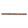 Perline di diaspro rosso naturale Diametro rotondo 2mm foro 0,4mm circa 174 perline/filare 15~16''
