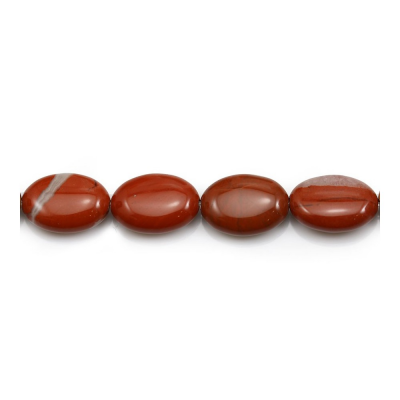 Natural Red Jasper Beads Strand Oval Size 10x14mm Hole 1mm About 30 Beads/Strand 15~16''