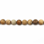 Natural Frosted Picture Jasper Beads Strand Round  Diameter 10mm Hole 1mm About 40 Beads/Strand 15~16"