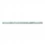 Filo di perle di larimar naturale, rotondo sfaccettato, dimensione 2 mm, foro 0,4 mm, 15~16"/filare