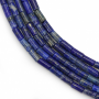 Natural lapis lazuli beads strand cylinder size 2x4mm hole 0.4 mm15~16"/strand