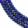 Natural lapis lazuli faceted abacus beads strand size 2.5x4mm hole 0.8mm 15~16"/strand