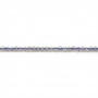 閃光石串珠 圓形 直徑2毫米 孔徑0.4毫米 長度39-40厘米/條