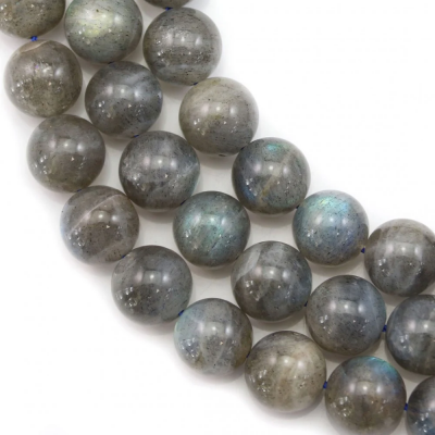 Natural Labradorite Beads Strand  Round Diameter 14mm  Hole 1.5mm  About 28 Beads/Strand 15~16"