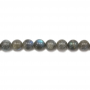 Labradorite runde Perlenkette Durchmesser 14mm Durchmesser des Loch 1.5mm ca. 28 Stck / Strang 15~16"