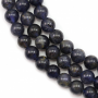 Natural Iolite Cordierite Beads Strand Round Diameter 6mm Hole 1mm About 62 Beads/Strand 15~16"
