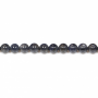 堇青石串珠 圓形 直徑8毫米 孔徑1毫米 長度39-40厘米/條