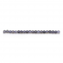 Perline naturali di Iolite Diametro rotondo 2mm foro 0,6mm circa 188 perline/filo 15~16"