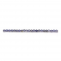 Natural Iolite Cordierite Beads Faceted Round Diameter 2mm Hole 0.5mm 39-40cm/Strand