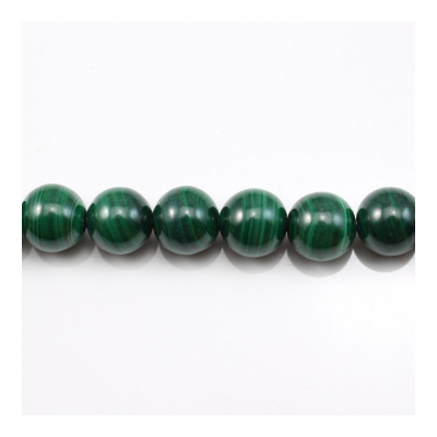 Perline di malachite verde naturale Diametro rotondo 6mm foro 1mm circa 72 perline/filo 15~16"