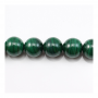 Perline di malachite verde naturale Diametro rotondo 10mm foro 1mm circa 44 perline/filo 15~16"
