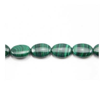 Perline di malachite verde naturale filo ovale dimensione 8x12mm foro 1mm circa 30 perline/filo 15~16"