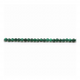 Natural Malachite Bead Strand Faceted Round Diameter 2mm  Hole 0.3mm  15~16"/Strand