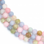 Natural Morganite Round Beads Strand Diameter 6mm  Hole 1mm  About 72 Beads/Strand 15~16"