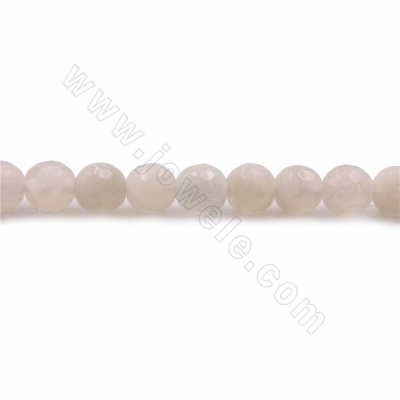 Moonstone Faceted Round Diameter4mm Hole1mm 39-40cm/Strand