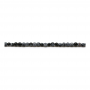 Круглые бусы Снежинка(Обсидиан)  Гранёные  диаметр 2мм  диаметр отверстия  0.4мм  примерно 185 бусинок/нитка  15~16‘’