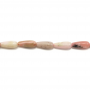 Natürliche Pulver Opal glatte Perlenkette Wassertropfen Größe：6x16mm Loch:1mm 15~16"/ Strang