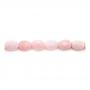 Natürliche rosa Opalperlen Strang Facettiert Oval 6x8mm 39-40cm/Strang