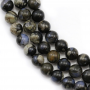 Natürliche graue Opalperlen Stränge, rund, Größe  6mm, Loch 1 mm, 15 ~ 16 "/ Strang