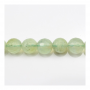 Natural Prehnite Beads Strand Faceted Round Diameter 4mm Hole 0.8mm About 99 Beads/Strand 15~16"