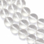 白水晶串珠 圓形 直徑16毫米 孔徑1.5毫米 長度39-40厘米/條