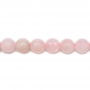 Perline di quarzo rosa naturale Diametro rotondo sfaccettato 10mm foro 1mm circa 40 perline/filo 15~16"