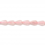 Quartz rose perle à facettes 5.5x8mm Trou 1mm 39-40cm/Strand
