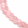 Perline di quarzo rosa ovali 15x20mm 39-40cm/filare