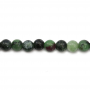 Natural Ruby -Zoisite Round Strand Beads Diameter 4 mm Hole 0.8mm 98 Beads/Strand 15~16"