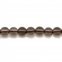Natural Smoky Quartz Beads Strand Round Diameter 4mm Hole 1mm About 105 Beads/Strand 15~16"