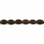 茶晶串珠 蛋形 尺寸10x14毫米 孔徑1毫米 長度39-40厘米/條