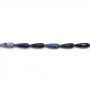 藍紋石串珠 切角水滴形 尺寸10x30毫米 孔徑1毫米 長度39-40厘米/條