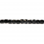 黑尖晶串珠 切角正方形 尺寸4x4毫米 孔徑0.8毫米 長度39-40厘米/條
