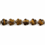 Natural Tiger's  Eye Beads Strand Flower Size 15x15mm Hole 1.5mm  About 27 Beads/Strand 15~16"