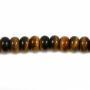 Natural Yellow Tiger's Eye Abacus Beads Strand Size 3×6mm Hole 1.2mm 15''-16''/Strand