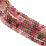Natural Tourmaline Faceted Abacus Beads Strand Size 2x3mm Hole 0.6mm About 173 Beads/Strand 15~16"