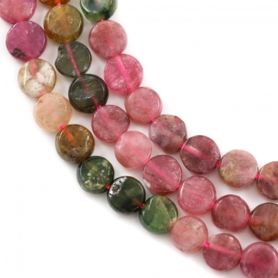 Natural Mix Color  Tourmaline Bead Strand Rondelle Diameter 5mm Hole1mm About 74 Beads/Strand