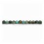 Natural African Turquoise Beads Strand  Round Diameter 4mm Hole 0.8mm 39-40cm/Strand
