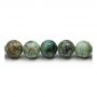 Natural African Turquoise Beads Strand  Round Diameter 10mm Hole 1mm 39-40cm/Strand
