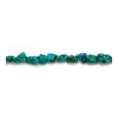 Turquoise Baroque Taille 4-6mm Trou0.8mm 39-40cm/Strand
